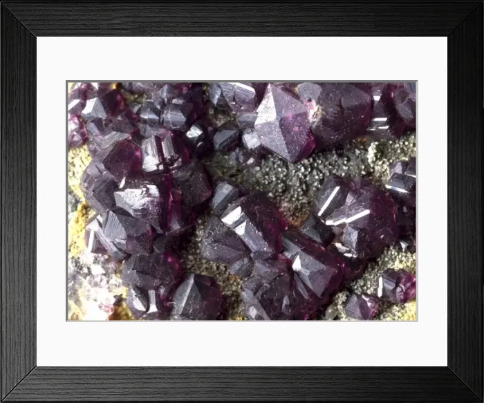 Framed Print : Fluorite comprises of (calcium fluoride) Framed Print : Fluorite comprises of (calcium fluoride)