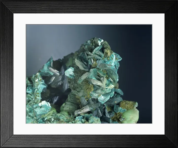 Framed Print : Chalcophyllite Framed Print : Chalcophyllite