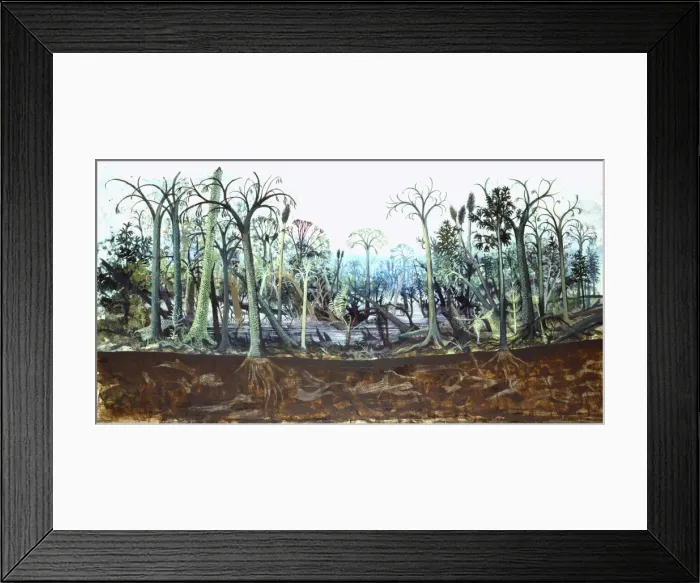 Framed Print : Carboniferous coal forest Framed Print : Carboniferous coal forest