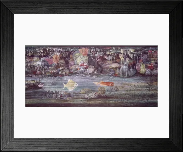 Framed Print : Carboniferous limestone sea Framed Print : Carboniferous limestone sea