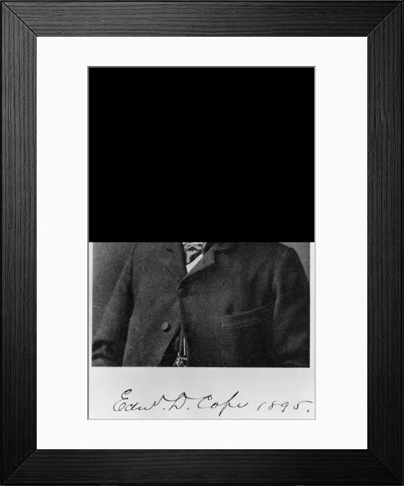 Framed Print : Edward Drinker Cope (1840-1897) Framed Print : Edward Drinker Cope (1840-1897)