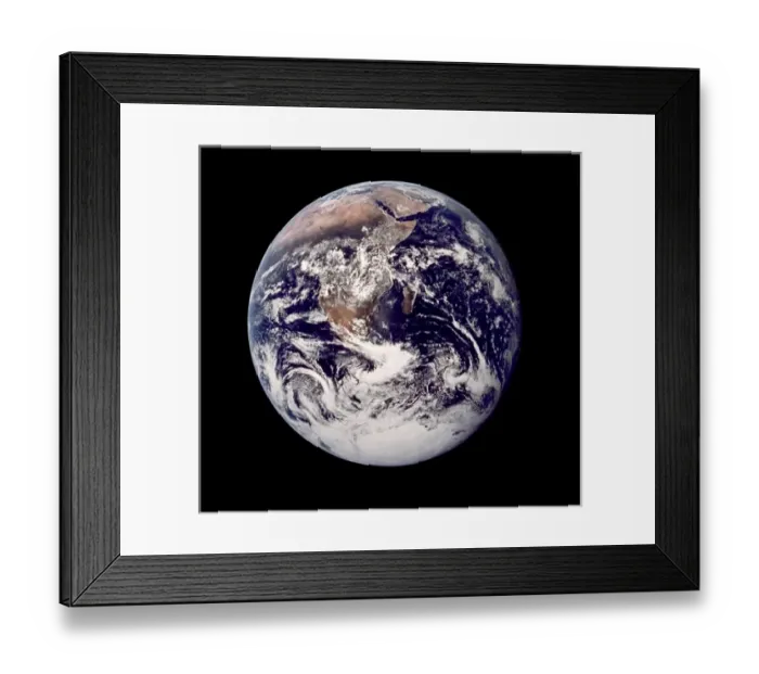 Framed Print : The Earth from space Framed Print : The Earth from space
