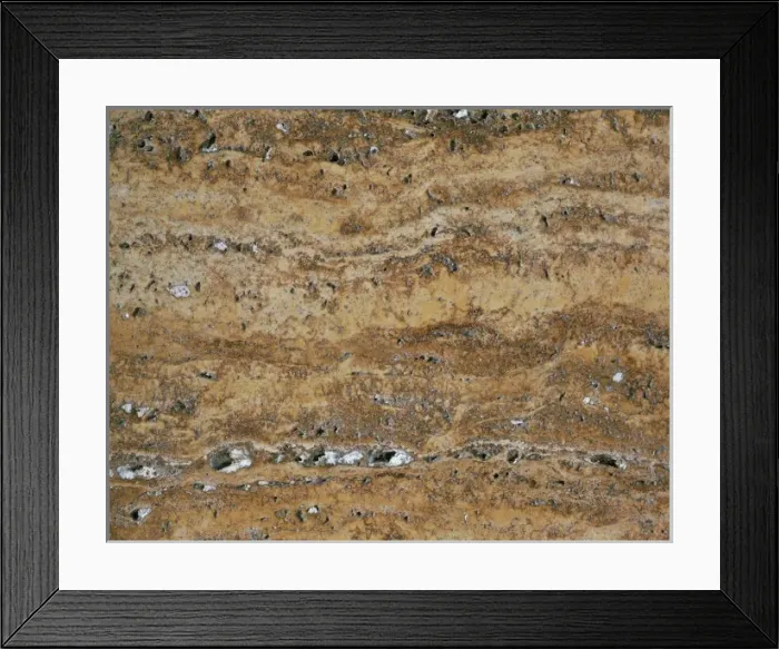 Framed Print : Travertine Framed Print : Travertine
