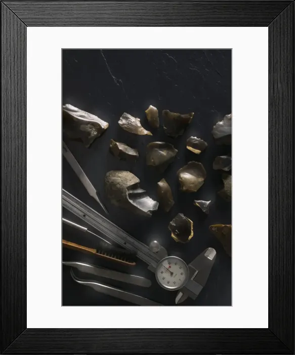 Framed Print : Flint tools Framed Print : Flint tools