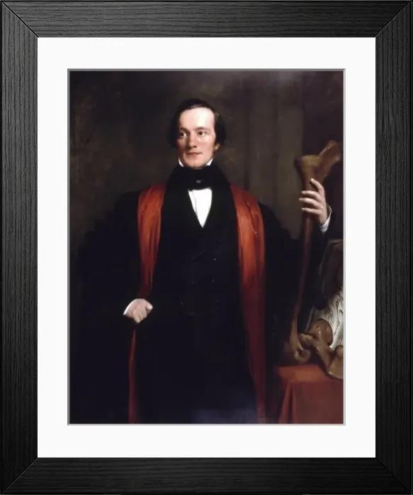 Framed Print : Sir Richard Owen (1804-1892) painted in 1844 Framed Print : Sir Richard Owen (1804-1892) painted in 1844