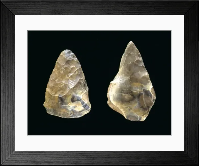 Framed Print : Hand-Axes Framed Print : Hand-Axes
