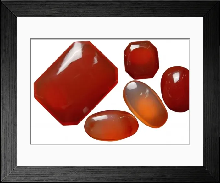 Framed Print : Birthstone Series: Carnelion Framed Print : Birthstone Series: Carnelion