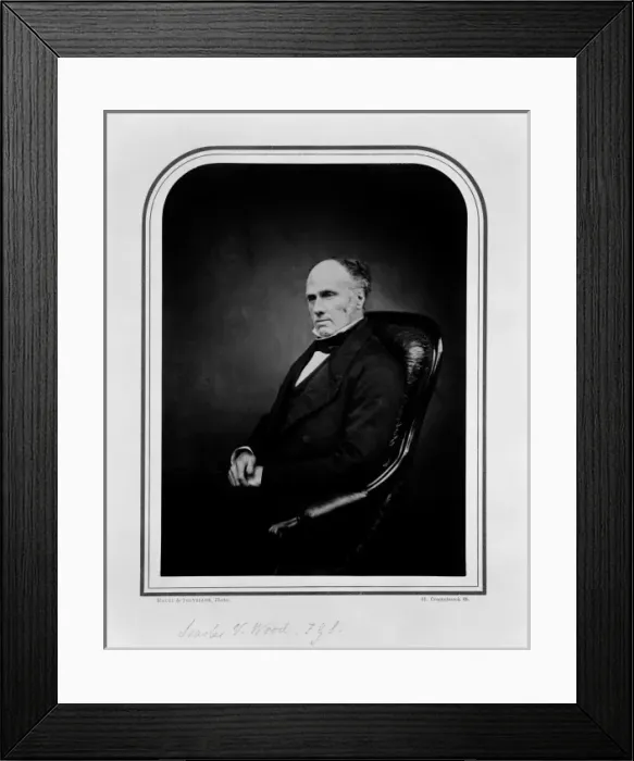 Framed Print : Searles Valentine Wood, F. G. S. (1798-1880) Framed Print : Searles Valentine Wood, F. G. S. (1798-1880)