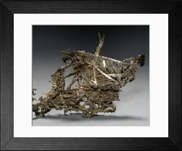 Framed Print : Silver found in pure form in the ground is called native silver Framed Print : Silver found in pure form in the ground is called native silver