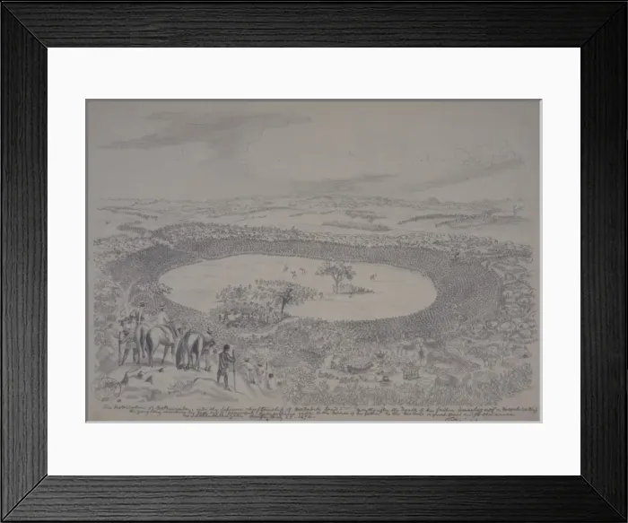 Framed Print : The Installation of No Bengulu
