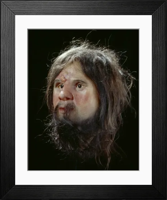 Framed Print : Modern Homo sapiens, Cheddar Man Framed Print : Modern Homo sapiens, Cheddar Man