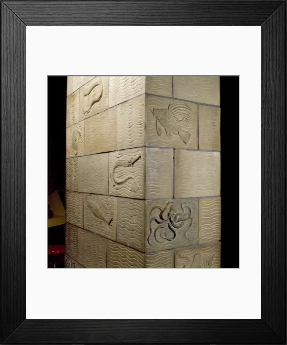 Framed Print : Terracotta panels Framed Print : Terracotta panels