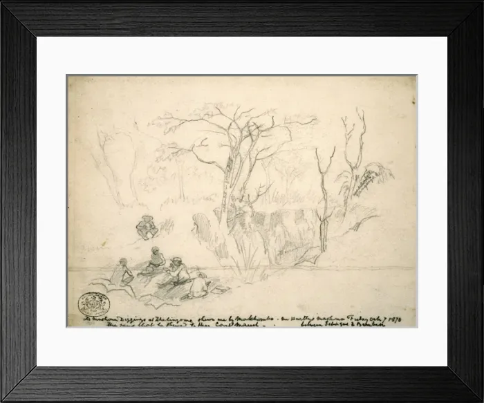Framed Print : Old Mashona Diggins at Zhelingome Framed Print : Old Mashona Diggins at Zhelingome