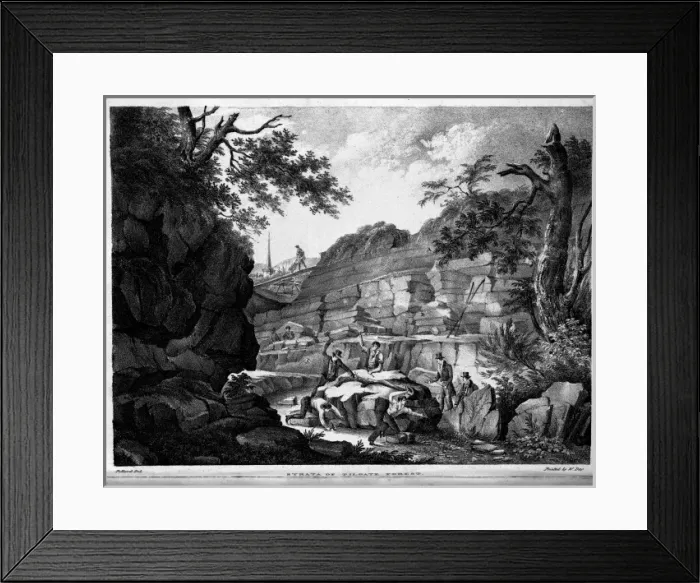 Framed Print : Quarry scene, Tilgate Forest Framed Print : Quarry scene, Tilgate Forest