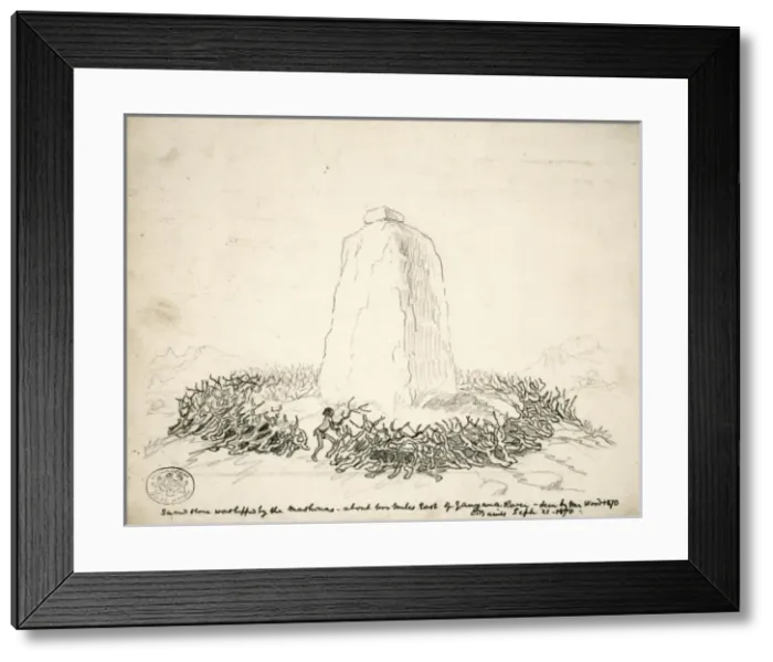 Framed Print : Sacred stone worshipped by the Mashonas Framed Print : Sacred stone worshipped by the Mashonas