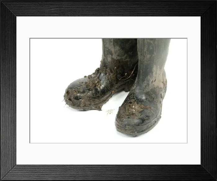 Framed Print : Wellington boots Framed Print : Wellington boots