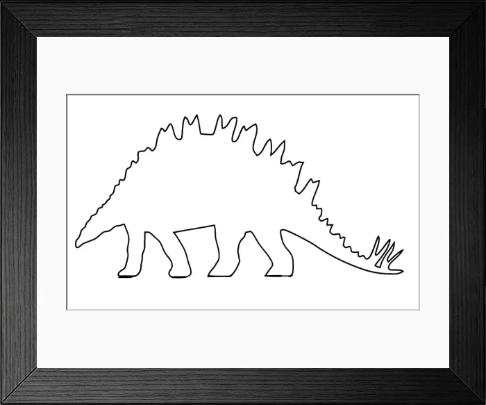 Framed Print : Tuojiangosaurus Framed Print : Tuojiangosaurus