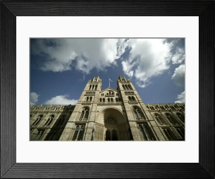Framed Print : Front entrance to the Natural History Museum, London Framed Print : Front entrance to the Natural History Museum, London