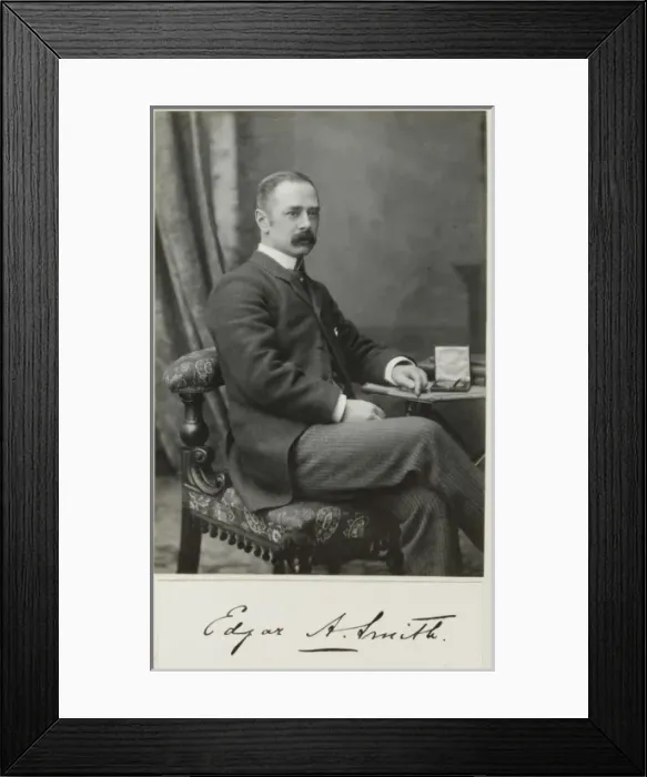 Framed Print : Edgar A Smith Framed Print : Edgar A Smith