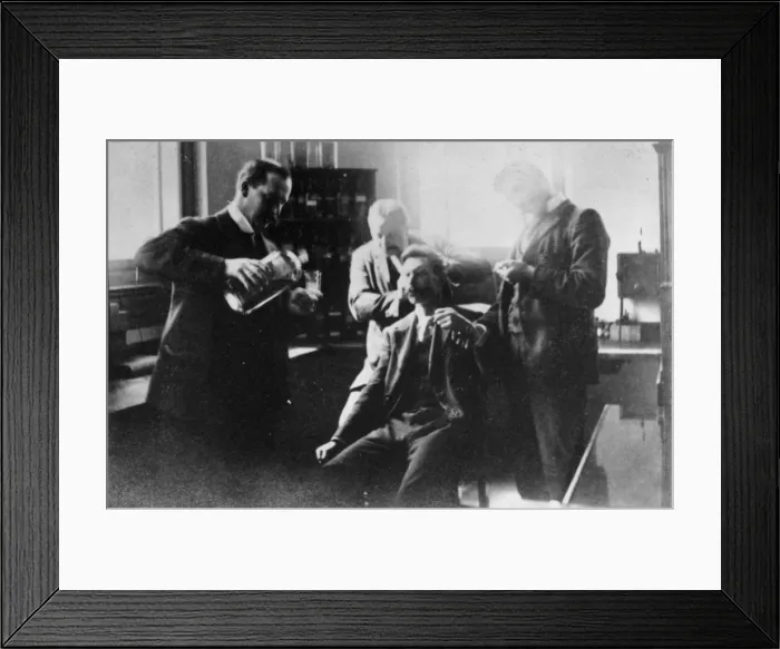 Framed Print : Scientists at play, 1899 Framed Print : Scientists at play, 1899