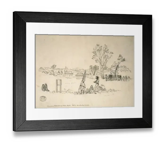 Framed Print : Christmas Festivities at Tati River, 1869 Framed Print : Christmas Festivities at Tati River, 1869