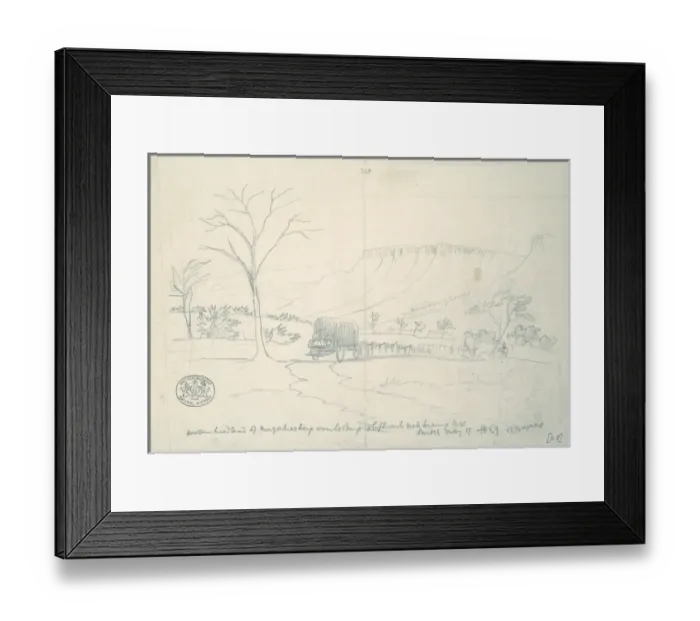 Framed Print : Western headland of Magaliesberg Framed Print : Western headland of Magaliesberg