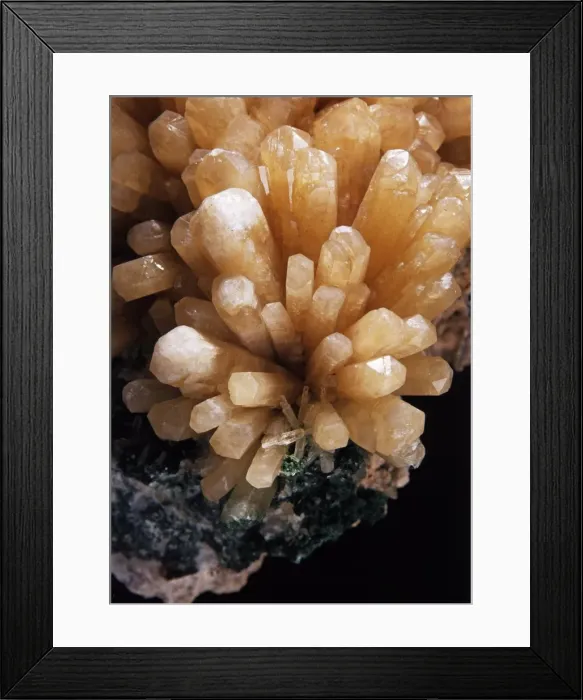 Framed Print : Tarnowitzite, a variety of aragonite Framed Print : Tarnowitzite, a variety of aragonite