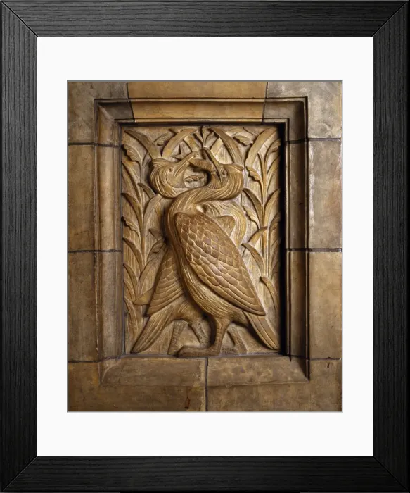 Framed Print : Detail from the Waterhouse Building at the Natural History M