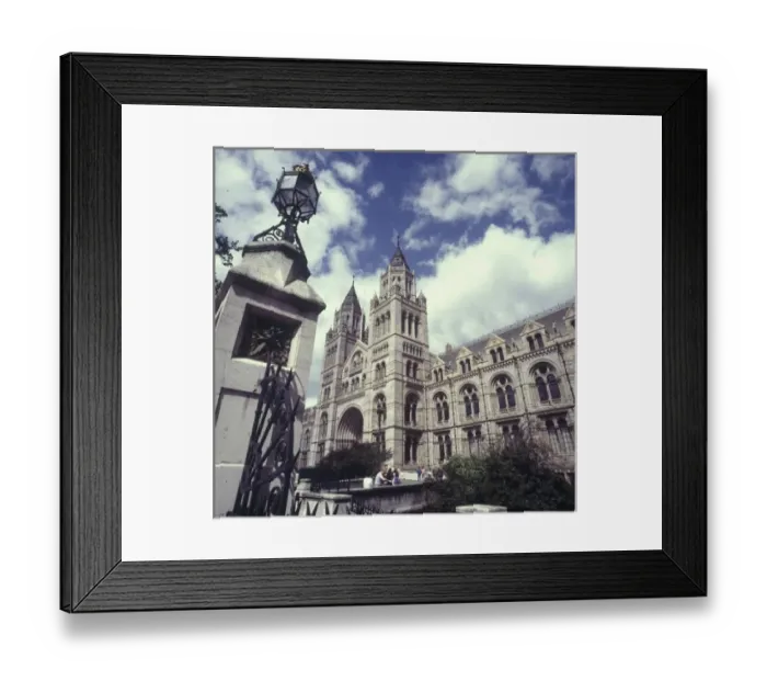 Framed Print : The Main Entrance and Cromwell Road Facade of the Natural Hi Framed Print : The Main Entrance and Cromwell Road Facade of the Natural Hi