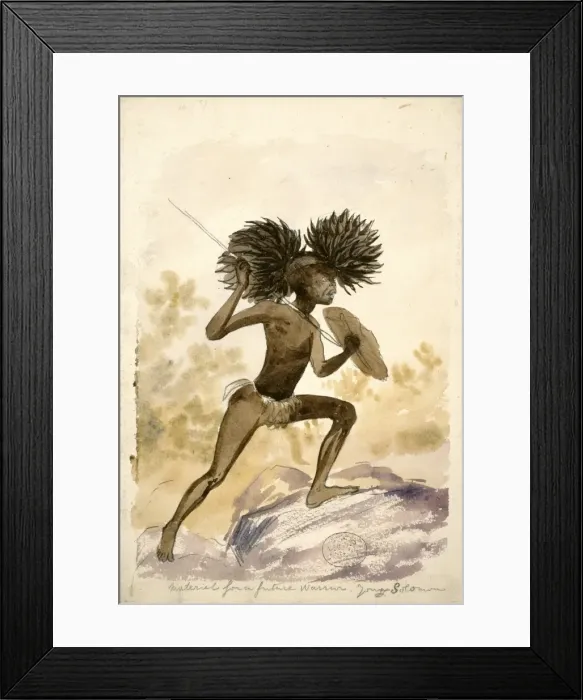 Framed Print : Material for a future Warrior Framed Print : Material for a future Warrior