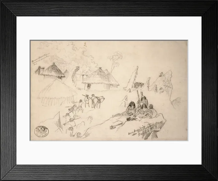 Framed Print : Amakoondas Mashona village Framed Print : Amakoondas Mashona village