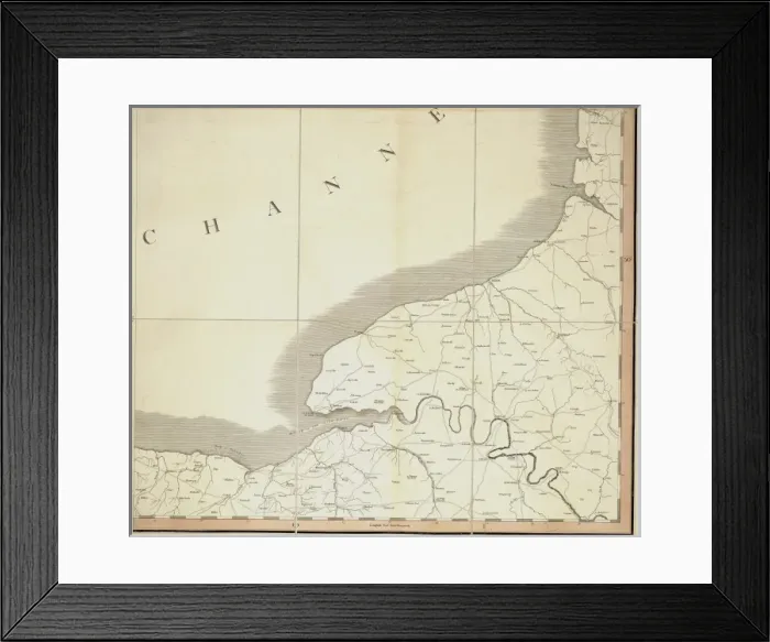 Framed Print : William Smiths Geological Map Framed Print : William Smiths Geological Map