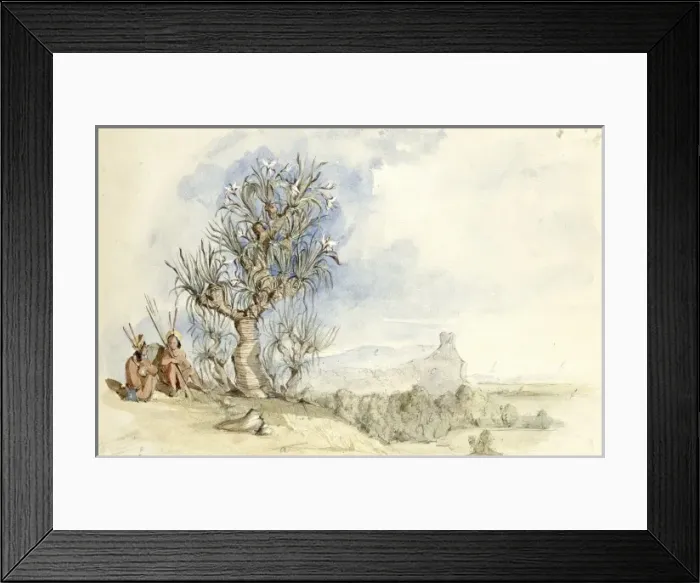 Framed Print : Indians sitting under a tree Framed Print : Indians sitting under a tree