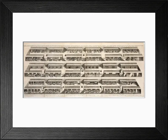 Framed Print : Noahs Ark. Illustration of Noahs Ark from Arca Noe Framed Print : Noahs Ark. Illustration of Noahs Ark from Arca Noe