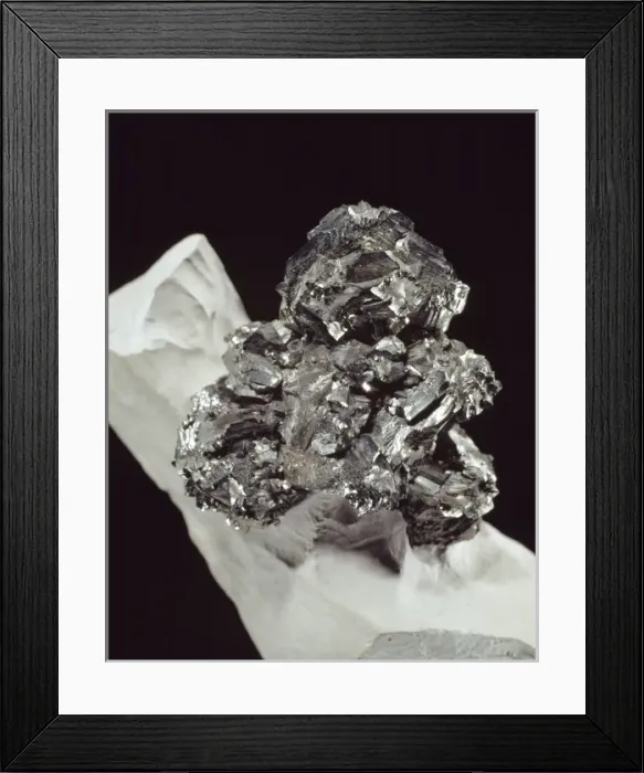 Framed Print : Marcasite comprises of (iron sulphide). It is similar in appearance to pyrite Framed Print : Marcasite comprises of (iron sulphide). It is similar in appearance to pyrite
