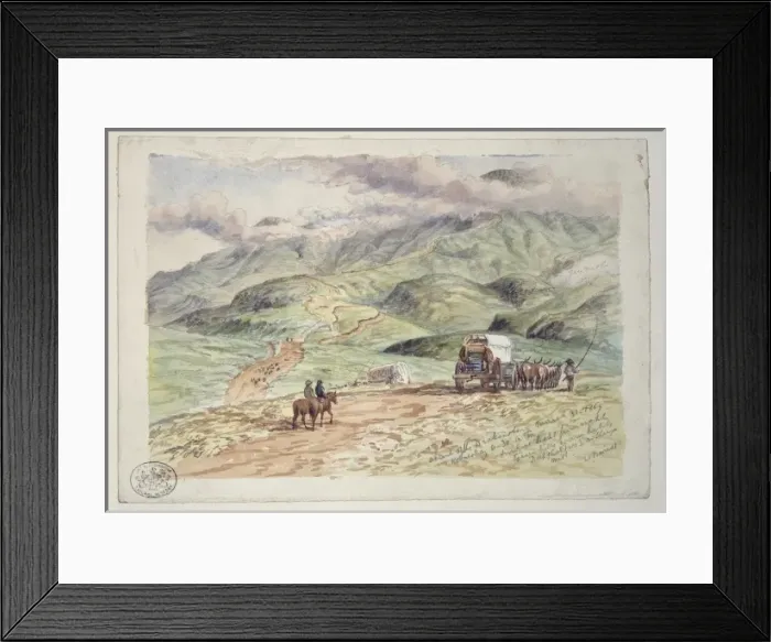 Framed Print : Ascent of the Drakensberg March 31, 1869 Framed Print : Ascent of the Drakensberg March 31, 1869