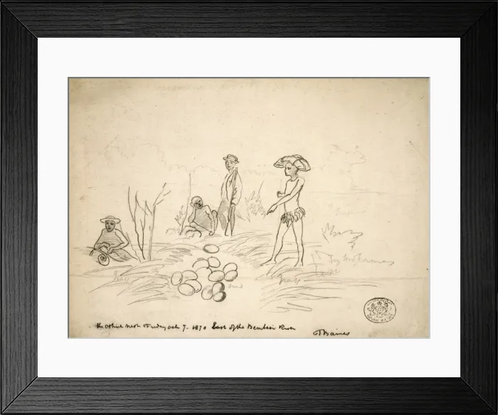 Framed Print : The Ostrich nest, East of Bembesi River Framed Print : The Ostrich nest, East of Bembesi River