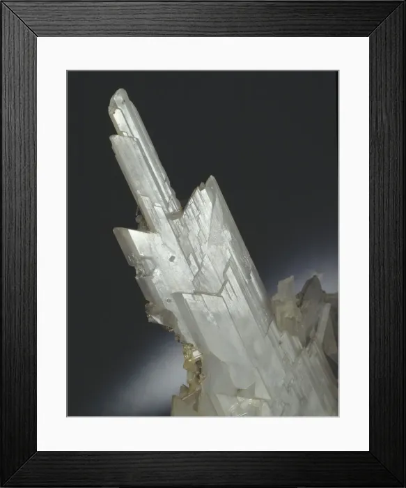 Framed Print : Gypsum is comprised of (hydrated calcium sulphate) Framed Print : Gypsum is comprised of (hydrated calcium sulphate)