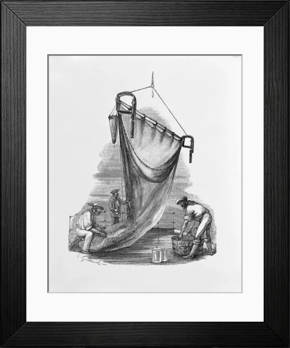 Framed Print : Equipment used on H. M. S. Challenger (1872-1876) Framed Print : Equipment used on H. M. S. Challenger (1872-1876)