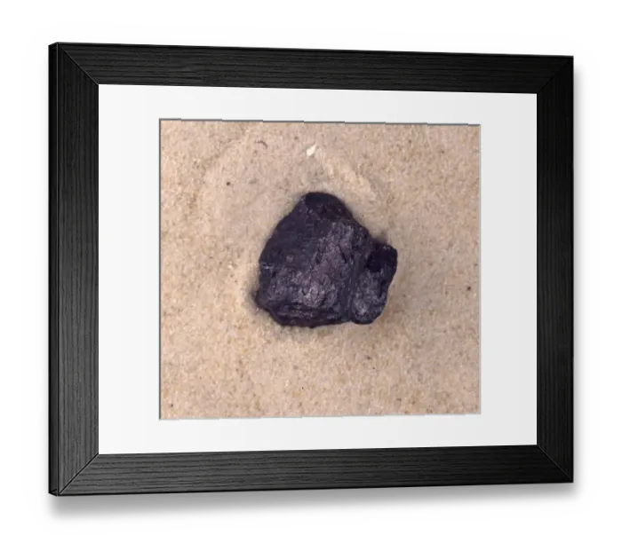 Framed Print : Columbite. Specimen used by Charles Hatchett when he discovered niobium Framed Print : Columbite. Specimen used by Charles Hatchett when he discovered niobium