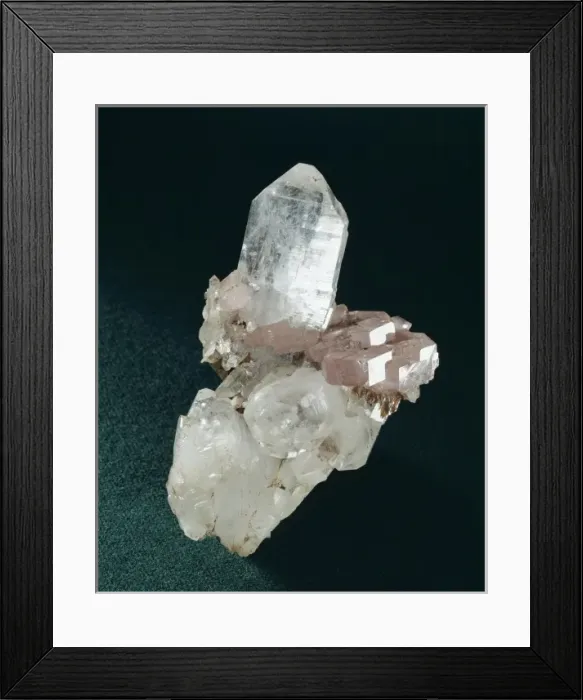 Framed Print : Apatite. A specimen of Apatite from Intschi Alpach Tabel, Uri, Switzerland Framed Print : Apatite. A specimen of Apatite from Intschi Alpach Tabel, Uri, Switzerland