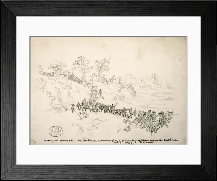 Framed Print : Crossing the Umnyati-Matabili Framed Print : Crossing the Umnyati-Matabili