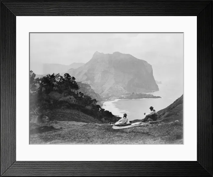 Framed Print : View over a bay Framed Print : View over a bay