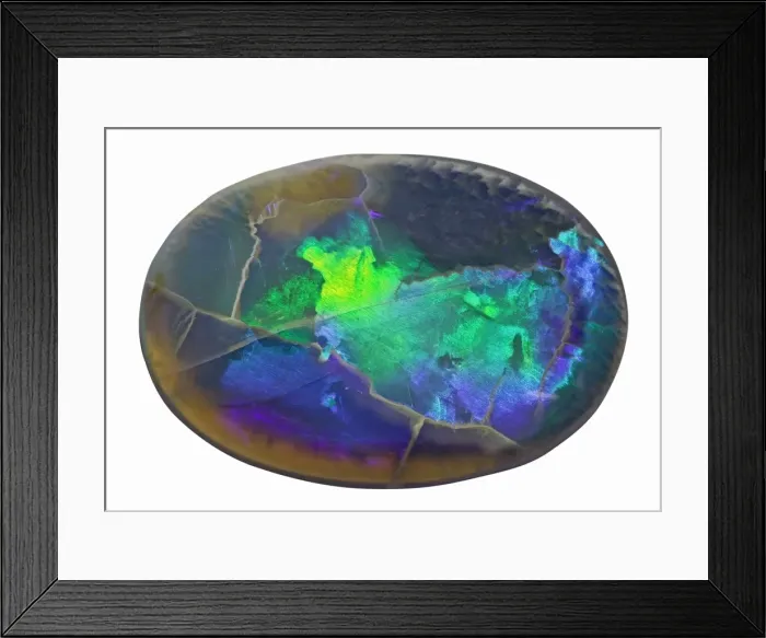 Framed Print : Birthstone Series: Opal Framed Print : Birthstone Series: Opal