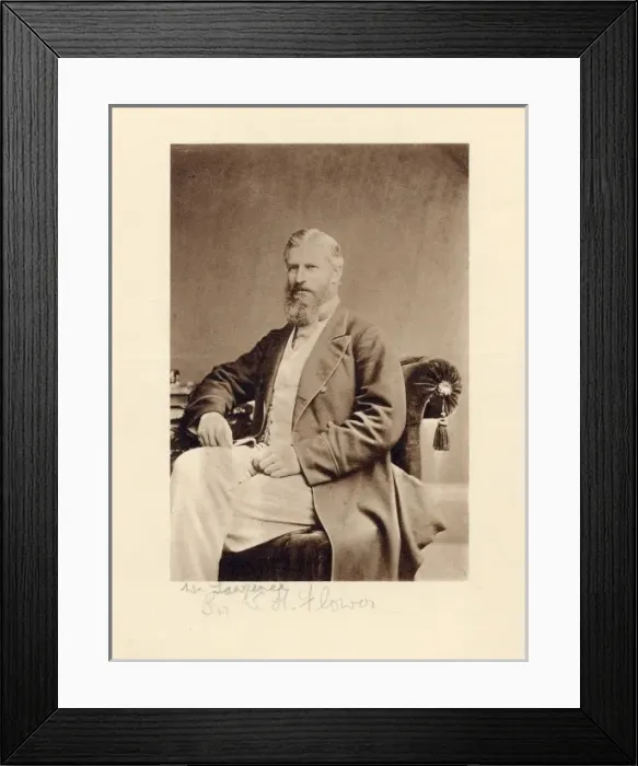Framed Print : Sir William Henry Flower (1831-1899) Framed Print : Sir William Henry Flower (1831-1899)