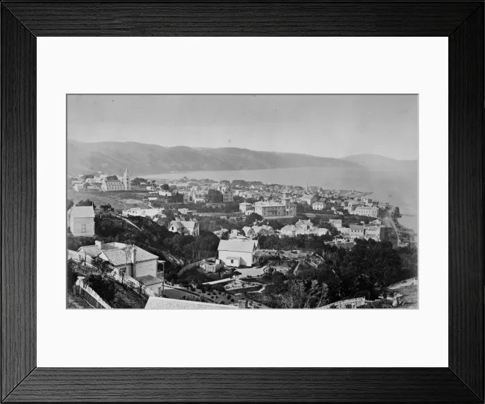 Framed Print : View of Wellington, New Zealand Framed Print : View of Wellington, New Zealand
