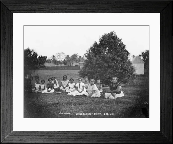 Framed Print : Garden Party, Tongataboo, Friendly Islands Framed Print : Garden Party, Tongataboo, Friendly Islands