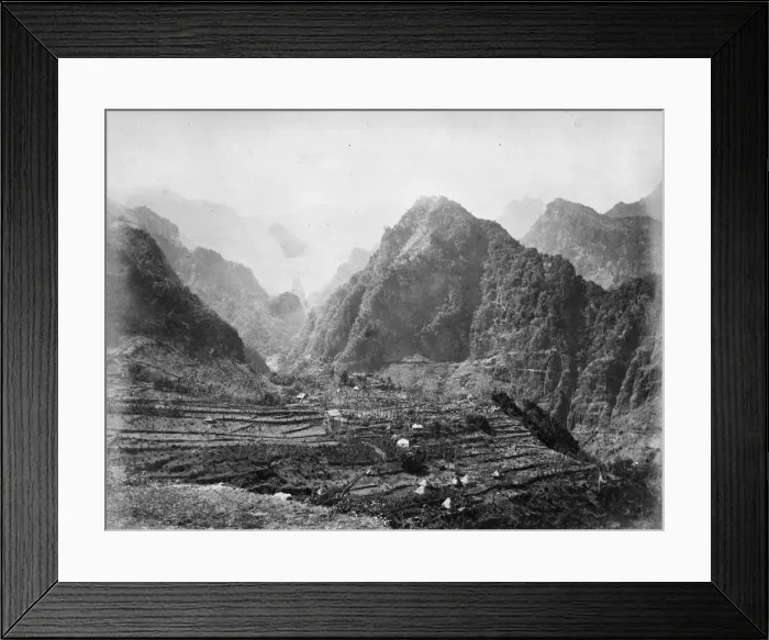 Framed Print : Mountains, Madeira, Portugal, c. 1870 Framed Print : Mountains, Madeira, Portugal, c. 1870