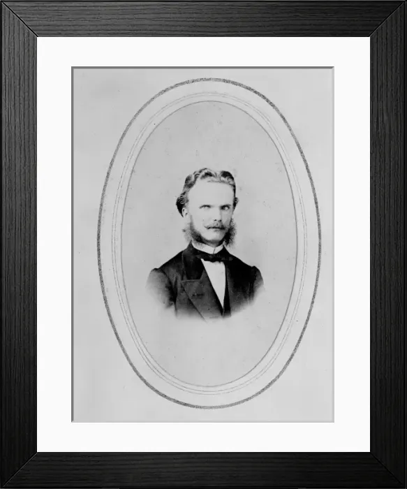 Framed Print : Dr. Edmund Goetze Framed Print : Dr. Edmund Goetze