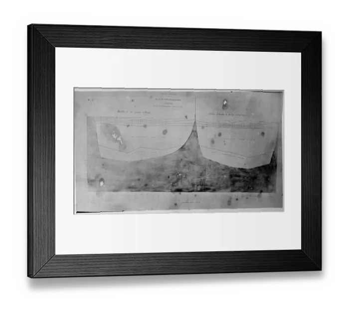 Framed Print : Chart of oceanic section, Tristan D Acunha to Cape of Good H Framed Print : Chart of oceanic section, Tristan D Acunha to Cape of Good H